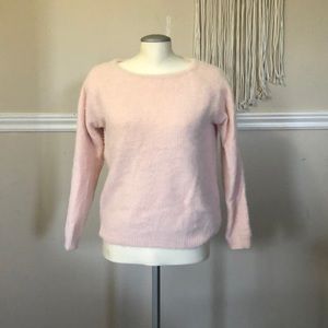 QUE LONDON pink sweater
